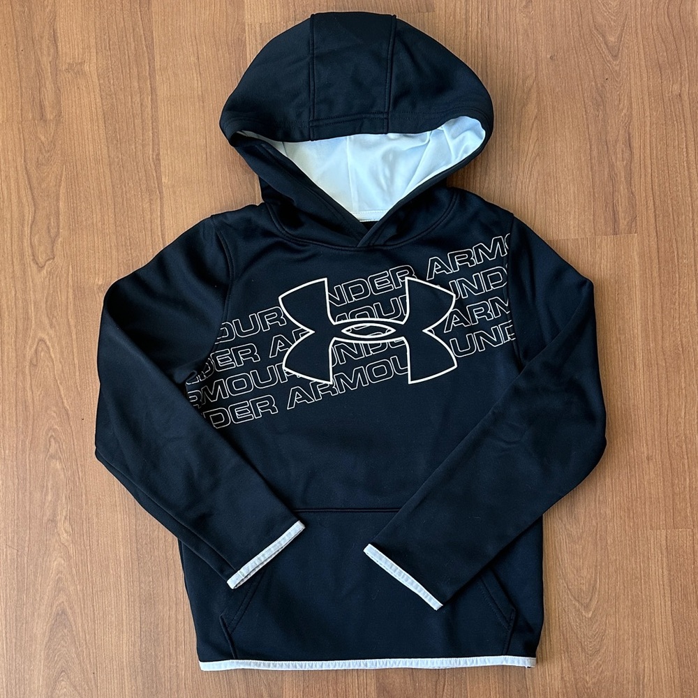 Under Armour Kids Black and White Hoodie
